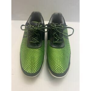FootJoy HyperFlex Junior Golf Shoes Size 6M Black Green Softspikes